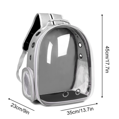 Τσάντα κατοικίδιων shyuyusa Space Capsule, αναπνεύσιμο διαφανές σακίδιο πλάτης με 1