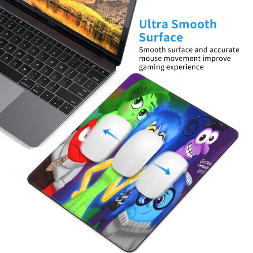 Inside Out2Mouse Pad, 10x12", ραμμένη άκρη, αντιολισθητική βάση από καουτσούκ, πλενόμενο 2