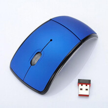 Arc Mouse - Sort. Elegant, ergonomisk design, ultratynd og let, Bluetooth-mus til pc/bærbar, stationær computer, fungerer med Windows/Mac-computere.