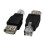 YEUHTLL USB2.0AF Θηλυκό σε PC RJ11Αρσενικό βύσμα προσαρμογέα δικτύου Lan Crystal Head 3
