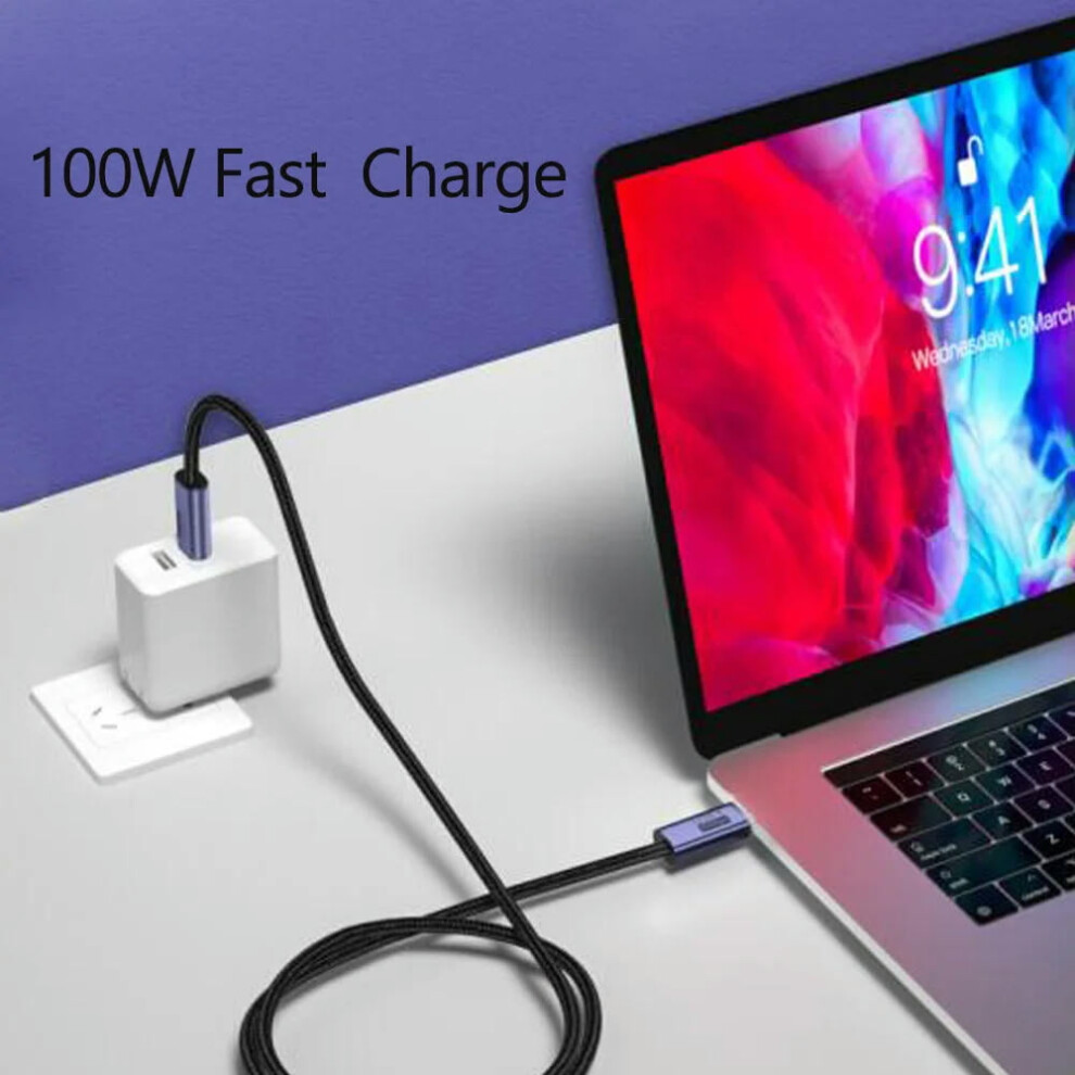 For Usb4 Extension Cable 20Gbps Data Transfer & 100W Pd 8K@60Hz Video Cable Compatible With 3/4 & Usb-C 9048212783985