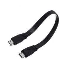 Cavo piatto corto HDMI VOSS Full HD con spina maschio-maschio per audio, video, HDTV, TV e PS3.