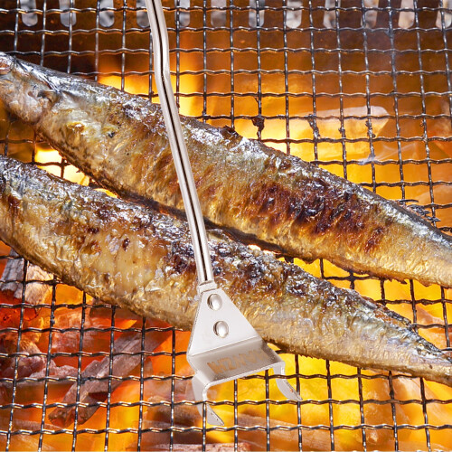 Guangmc Grill Grill Grill Ανυψωτικό Ανοξείδωτο Πλέγμα Μαγειρέματος για Ψησταριά Kamado με 2