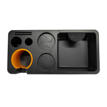Espresso-Abklopfstation, Tamperstation, Siebträger, Barista-Werkzeug, Espresso-Organizer-Box, Espresso-Zubehör für die Kaffeebar