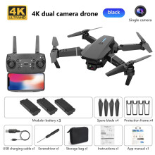 Drone pliable Jacenvly avec caméra HD 1080p, maintien d'altitude, mode sans tête, réglage de la vitesse - Quadricoptère radiocommandé - Jouet