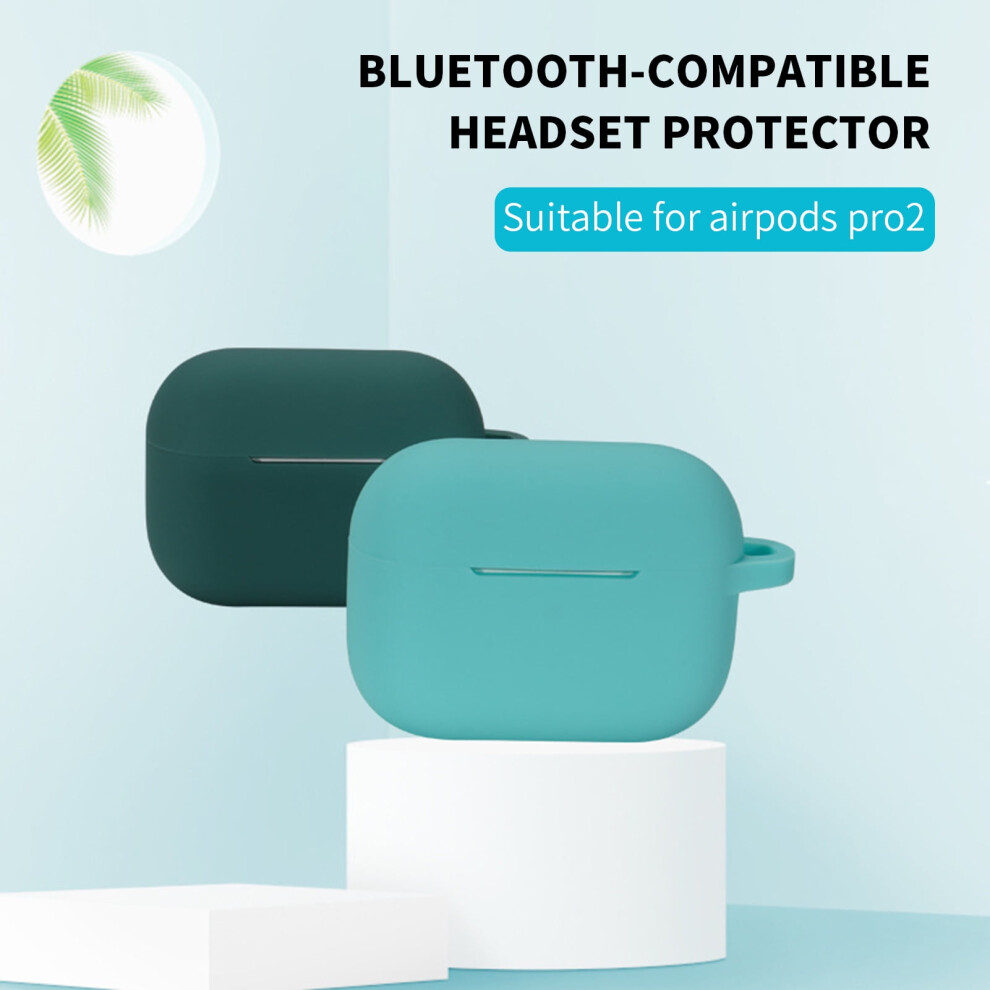 Susuchens Earphone Protective Cover, Shockproof Soft Silicone Case Compatible With Airpods Pro 2, Mint Green 9048212833031