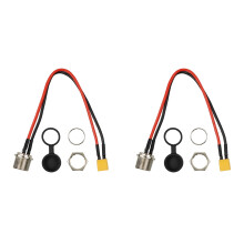 2 connettori di ricarica per accessori per monopattino elettrico - Connettore di ricarica a T - Ricambi per monopattino