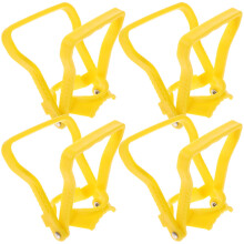 Eease4pcs Vattenflaskhandtag Flaskhållare Vattenhinklyftare Gul