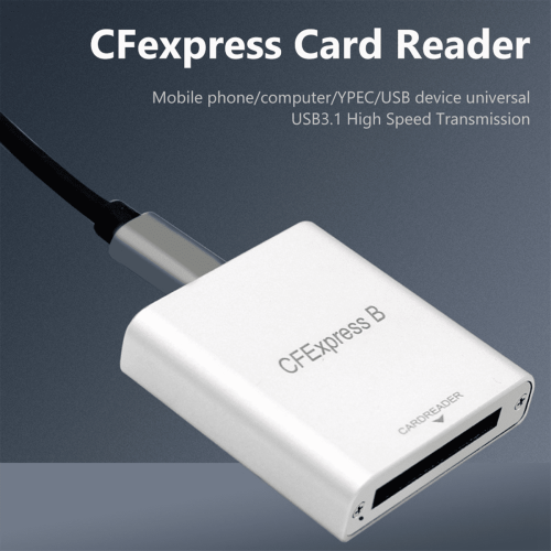 Φορητή συσκευή ανάγνωσης καρτών CFexpress USB3.1Gen2 10Gbps CFE B κάρτα μνήμης χωρίς μονάδα 2