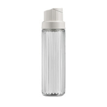 Olivenölspender 500 ml, versiegelte, ergonomische Glasflasche mit Deckel, geeignet zum Kochen mit Sojasauce, tropffreier Gewürzbehälter
