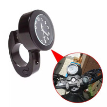 JilgTeok Motorrad-Fahrraduhr Lenkeruhr Umbauzubehör Metalluhr Universal Wasserdicht