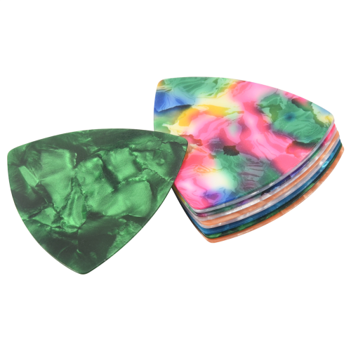 10 bpíosa fuaimiúla/plectrums 0.46mm --- dathanna éagsúla 2