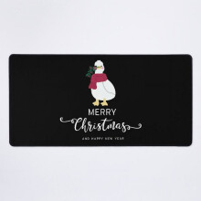 En NY glædelig jul - Duck the Halls in Style skrivebordsmåtte