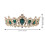 Σετ κοσμημάτων Ease Bride Rhinestone για γάμο, πράσινα δώρα για παράνυμφους 4