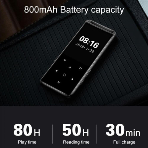 Prettyui1PCS BENJIE M6Bluetooth5.0Ασύρματο MP3 Player με δυνατότητα απώλειας, φορητό ηχοσύστημα HiFi με 2