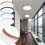Στρογγυλό φωτιστικό LED Quinlirra Clearance, φωτιστικό οροφής LED εντοιχιζόμενο, για 3