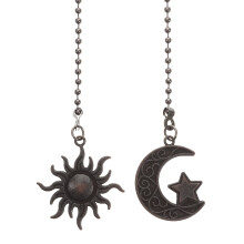 Eease Vintage Moon Sun Loftventilator Kædesæt Bronze Dekor