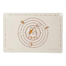 Extra Thick Food Grade Silica Gel Kneading Mat, Large Non-Stick Dough Rolling Pad for Dumplings & Pastries, Easy Clean, Ideal for Home Use