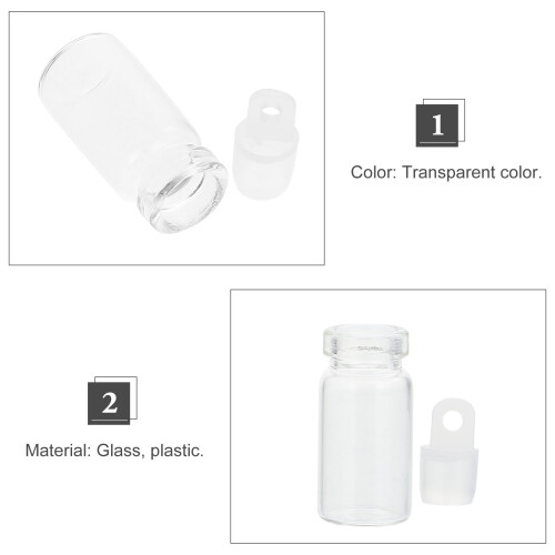 30 st glasflaskor med plastpropp glasflaskor köksdekoration sovrumsdekoration 2