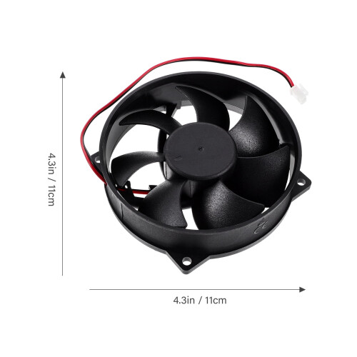 Koelventilator 12V Koelblok 4100 RPM Computerbehuizing Koelventilator 2