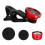 Φακός τηλεφώνου Eease για smartphone με fish-eye 0,67x3in1, κιτ μακροφακού, κόκκινο 3