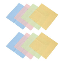 8 paños de microfibra para limpieza óptica, DVD, LCD, lentes de cámaras, pantallas y toallas de limpieza.