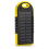 Bateria externa com células solares de 5000mAh e lâmpada LED amarela 1
