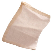 Lot de 10 sacs passoire/filtres réutilisables en coton (30 x 40 cm) avec cordon de serrage, pour lait végétal, thé, jus de fruits, marc de café.