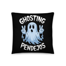 Vicces mexikói-i hátborzongató spanyol halloweeni alappárna, szellemes pendejos (45 cm 45 cm)