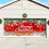 Banner de Natal para Porta de Garagem 83,9*192 polegadas, Capa de Vinil Vermelha Feliz Natal para Uso Externo e Interno, Compatível com Decoração 3
