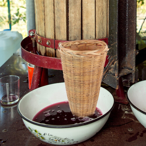 Brewing Wine Filter Basket Multi-functional Beer Beverage Strainer Woven Basket Fine Strainer 2