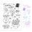 φύλλο PVC πλαστικές σφραγίδες για DIY Scrapbooking άλμπουμ φωτογραφιών διακοσμητικές 1