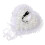 Dekaim Ringhouder Elegant Wit Hartvormig Trouwring Kussenhouder Doos (Wit) 2
