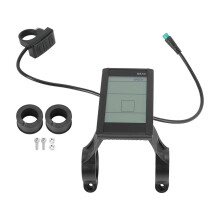 Pantalla para bicicleta eléctrica Protocol2, 24V, 36V, 48V, LCD S830 con conexión USB resistente al agua.