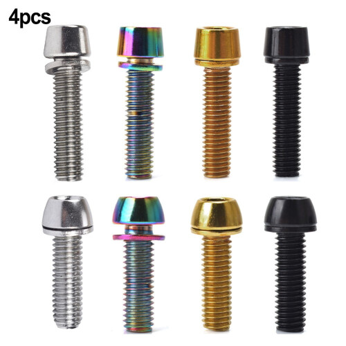 HONGDI4 τεμάχια M5x20mm M6x20mm Βίδες τιμονιού ποδηλάτου MTB 1