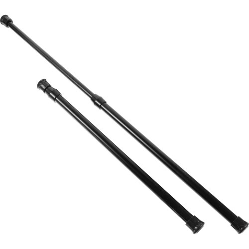 Gongxipen2Pcs Επεκτεινόμενες Ράβδοι Τάσης για Ντους & Παράθυρο - Μαύρο