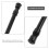 Gongxipen2Pcs Επεκτεινόμενες Ράβδοι Τάσης για Ντους & Παράθυρο - Μαύρο 6
