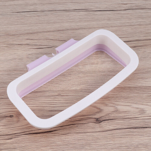 Support de rangement pour sacs poubelles d'extérieur violet 2