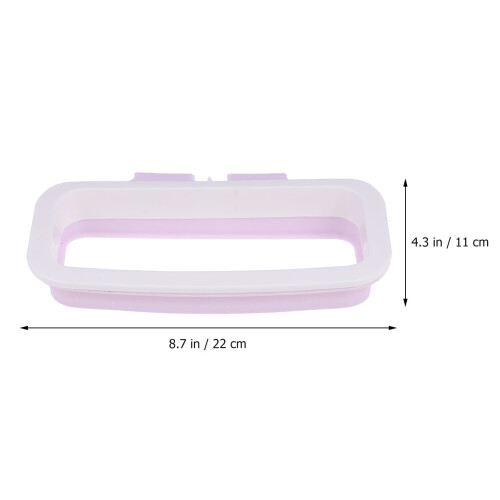 Support de rangement pour sacs poubelles d'extérieur violet 1