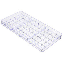 moldes de chocolate, moldes de plástico para gominolas, herramienta para hacer caramelos, silicona para hornear, transparente