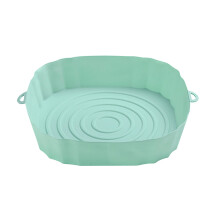 Accessoires en silicone : moule à gâteau rond, tapis isolant thermique, plaque de cuisson, panier à frites
