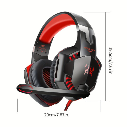 Ενσύρματα ακουστικά gaming KOTION ECH G2000: Βυθιστείτε σε κρυστάλλινο ήχο με μικρόφωνο 1