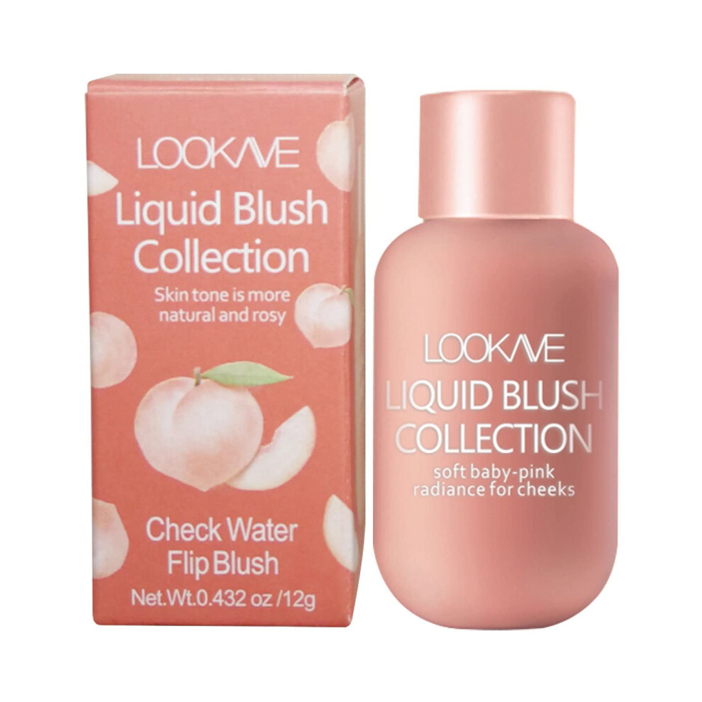 Cream Liquid Blush Waterproof Longwear Buildable Natural Finish Multiuse Cheek Eye Lip Tint