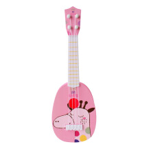 14-Zoll-Spielzeuggitarre für Mädchen und Jungen, Mini-Ukulele mit 4 Saiten, kompatibel mit pädagogischem Musikspielzeug für Kinder von 3-7 Jahren
