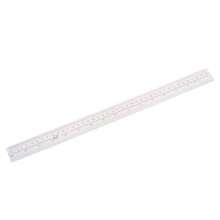 40cm16palcové měřidlo délky, průhledné plastové pravítko