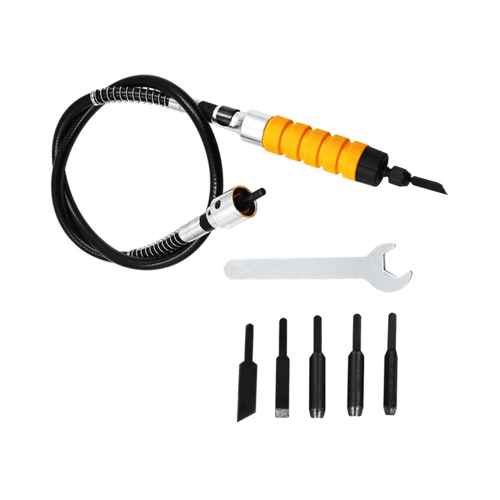Electric Chisel + 5 Knives + Open Wrench Engraving Tools Engraving Chisel Engraving Pen 9191629607099