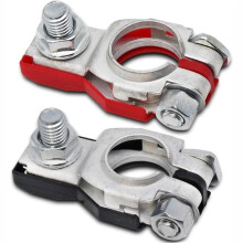 2Pcs Automotive Battery Terminal Clamp Clip Connector for Car Caravan Boat