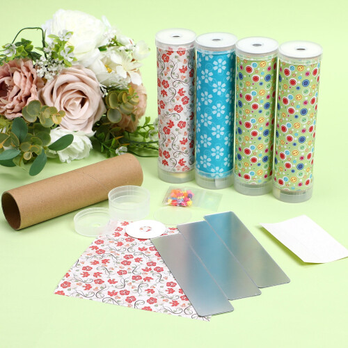5 σετ κιτ κατασκευής καλειδοσκοπίων DIY Χειροποίητο εκπαιδευτικό παιχνίδι 1