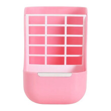 Rabbit Hay Feeder and Food Basket 2 in 1 Hay Rack for Rabbits and Guinea Pigs Scarlet