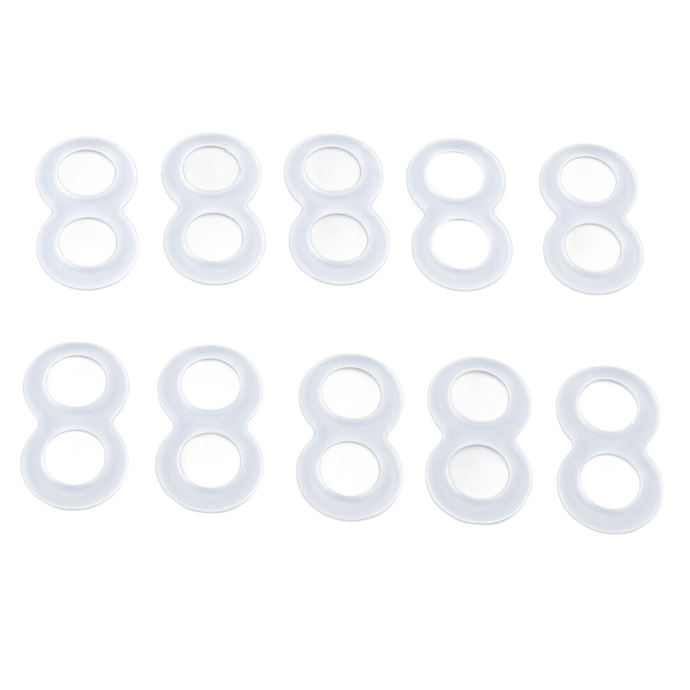 10PCS Silicone Ingrown Toenail Corrector Rings Washable Reusable Paronychia Care